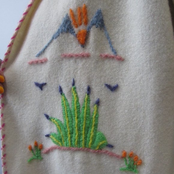 Vintage embroidered Mexican souvenir jacket 1950s - Picture 11 of 11